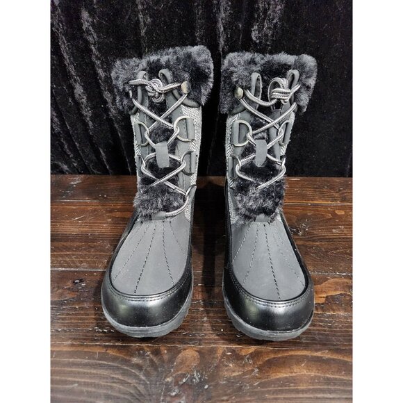 NEW JBU Southgate Herringbone Boots in Black and Gray/Sz. 8M - Picture 5 of 8